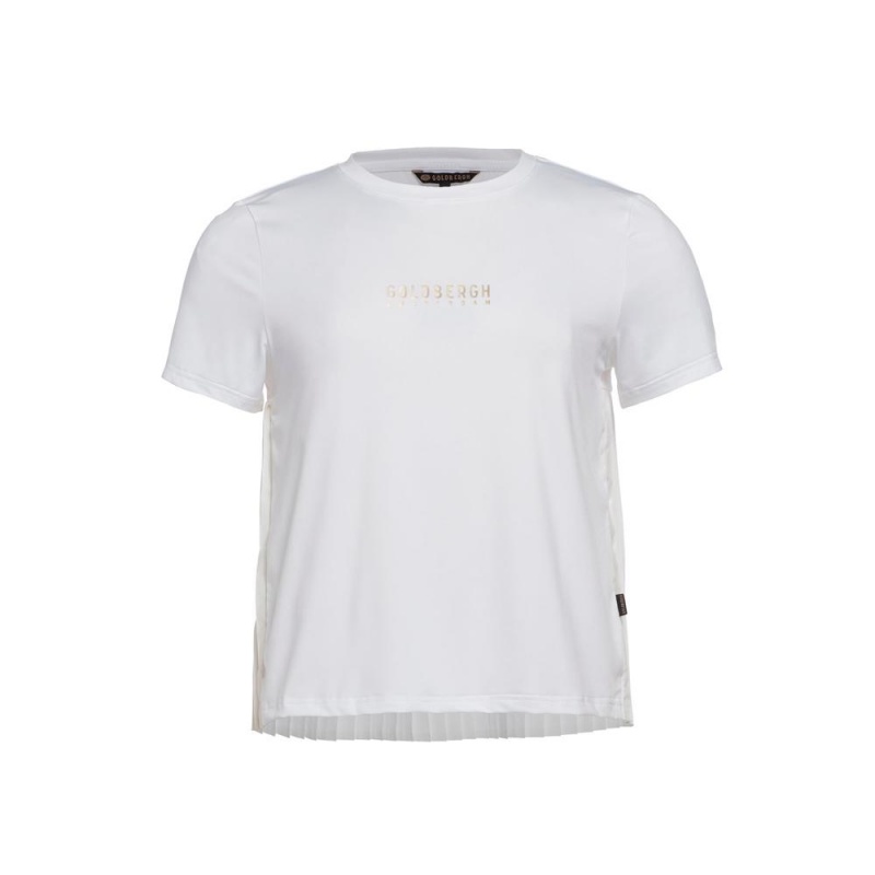 Goldbergh GROOVE short sleeve T-shirts White | 109247DKX