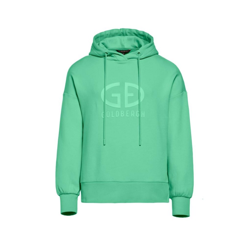 Goldbergh HARVARD Hoodie Green | 573148UWF