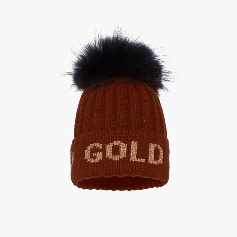 Goldbergh HODD faux pom Beanie Beige | 928714TLJ