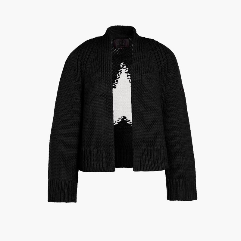 Goldbergh JOLIE knit cardigan Sweater Black | 320691HKE