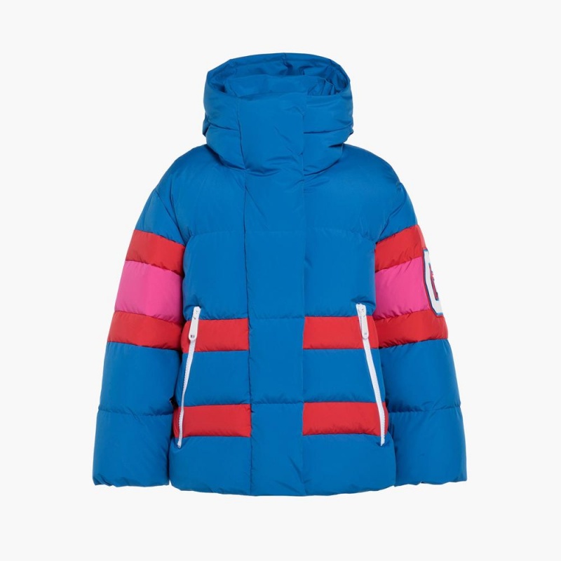 Goldbergh LEAGUE Ski Jacket Blue | 758213VZJ