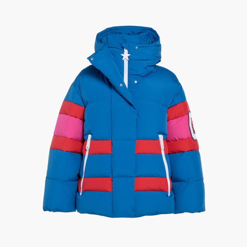 Goldbergh LEAGUE Ski Jacket Blue | 758213VZJ