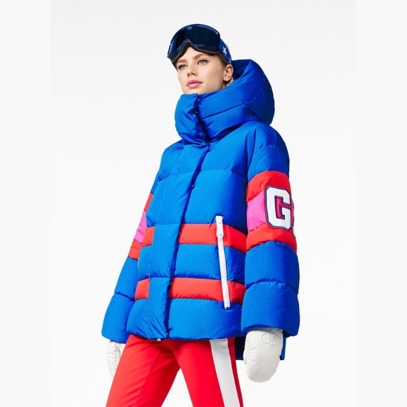 Goldbergh LEAGUE Ski Jacket Blue | 758213VZJ