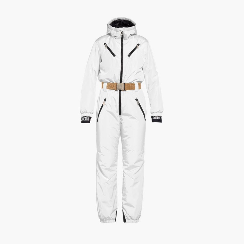 Goldbergh LEXI Ski Suit White | 637982NPW