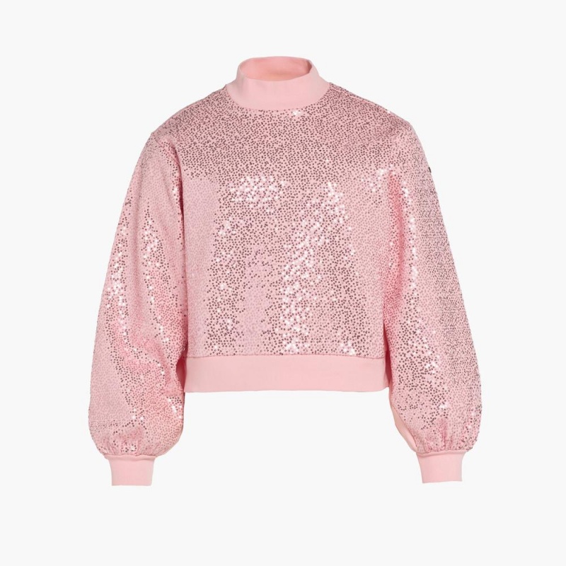 Goldbergh LOLA round neck Sweater Pink | 479685ULZ