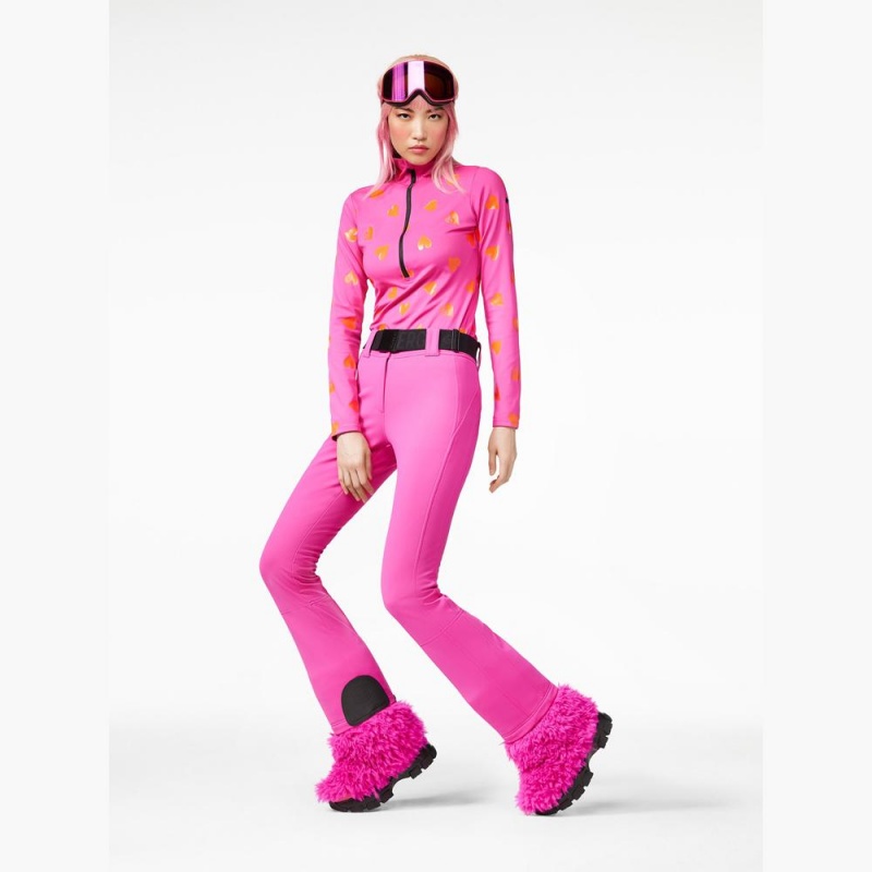 Goldbergh LOVEY ski pully Ski Tops Pink | 145679QNK