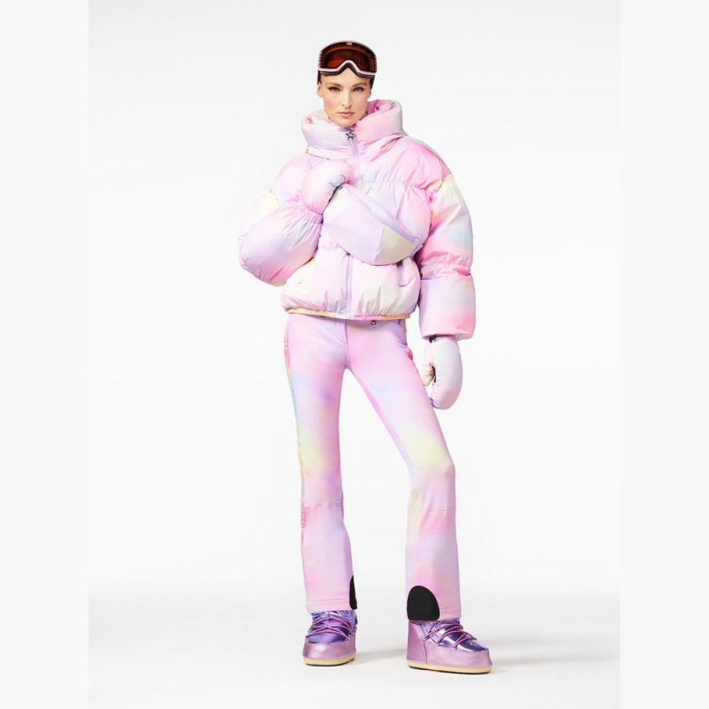 Goldbergh LUMINA Ski Jacket Light Pink | 237194DAQ