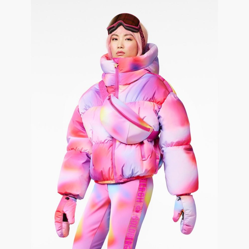 Goldbergh LUMINA Ski Jacket Pink Purple | 093728HRW