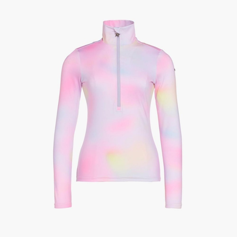 Goldbergh LUNA ski pully Ski Tops Light Pink | 891273XDK