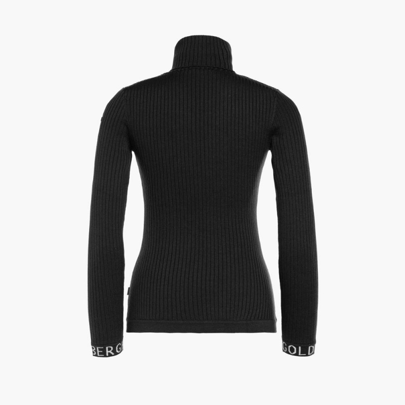 Goldbergh MIRA long sleeve knit Sweater Black | 954312YXQ