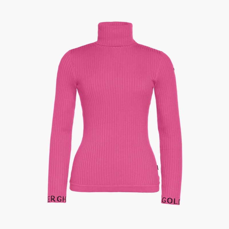 Goldbergh MIRA long sleeve knit Sweater Pink | 861247VHT