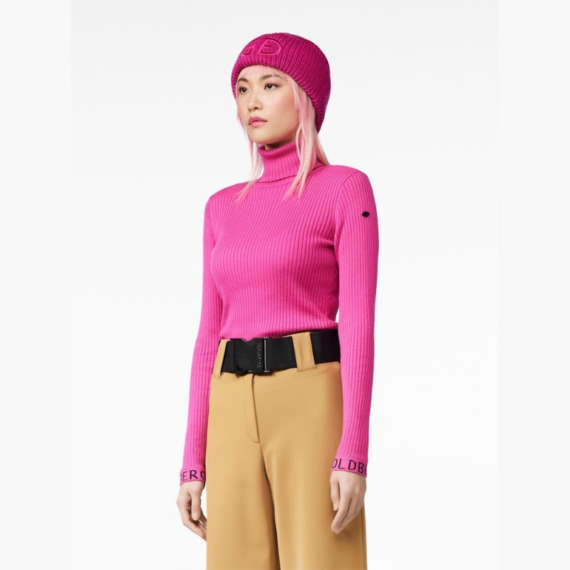 Goldbergh MIRA long sleeve knit Sweater Pink | 861247VHT