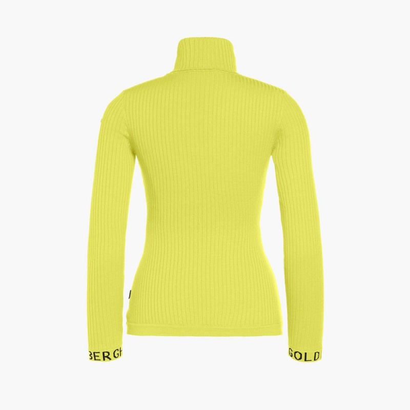 Goldbergh MIRA long sleeve knit Sweater Light Green | 614532NKU