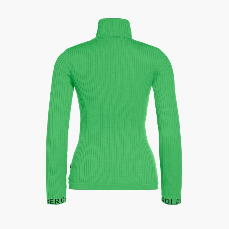 Goldbergh MIRA long sleeve knit Sweater Green | 461795VYF