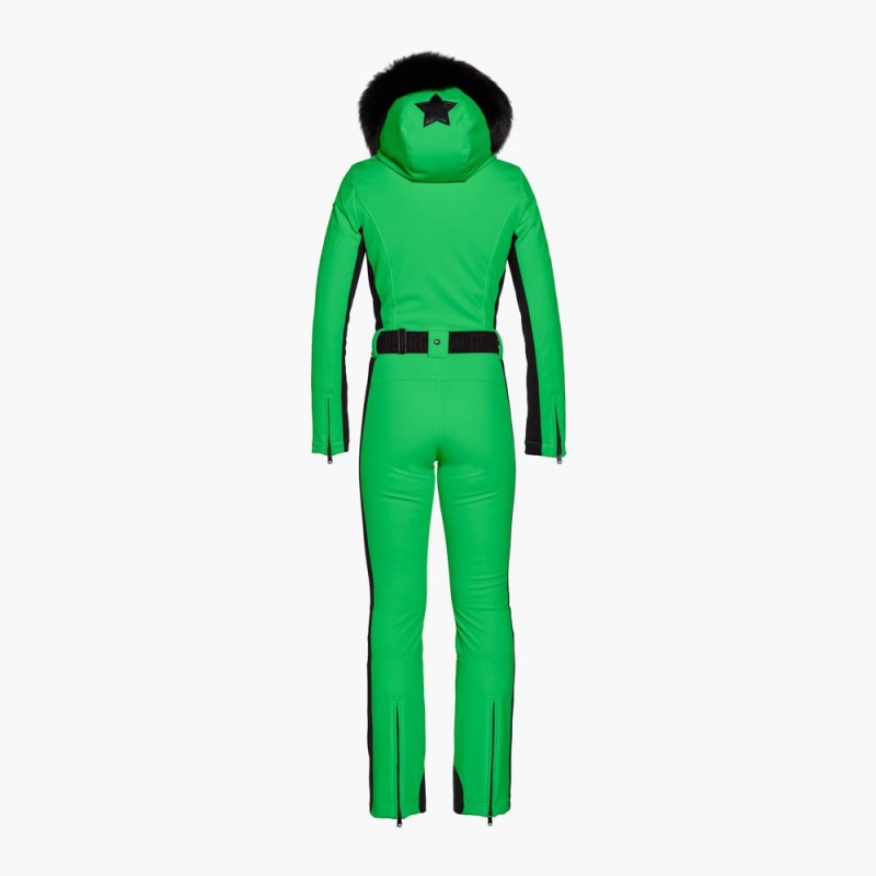 Goldbergh PARRY faux border Ski Suit Green | 694325MHF