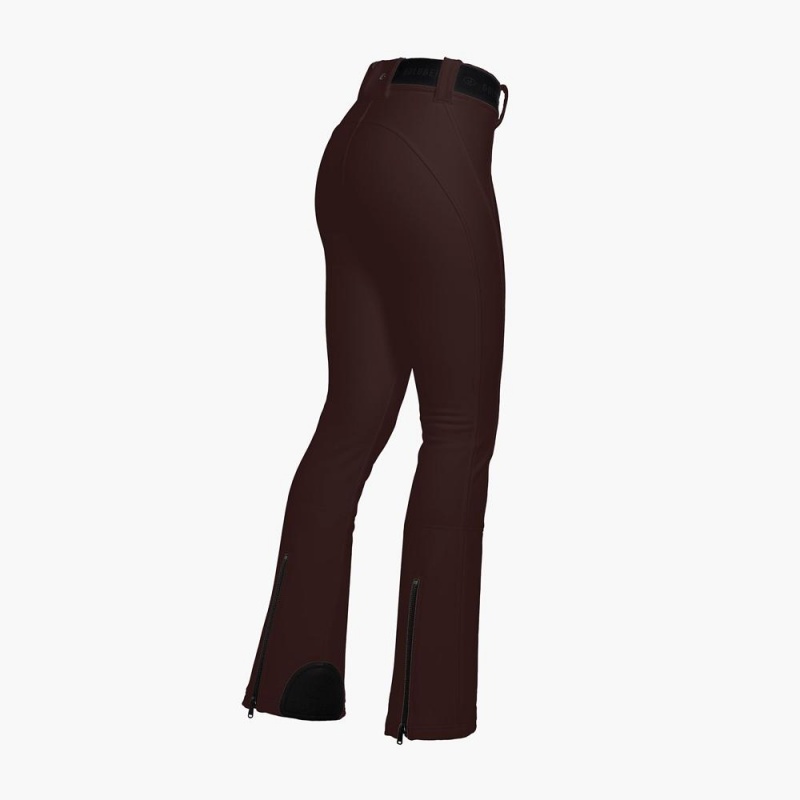 Goldbergh PIPPA long Ski Pants Dark Brown | 068253XZN