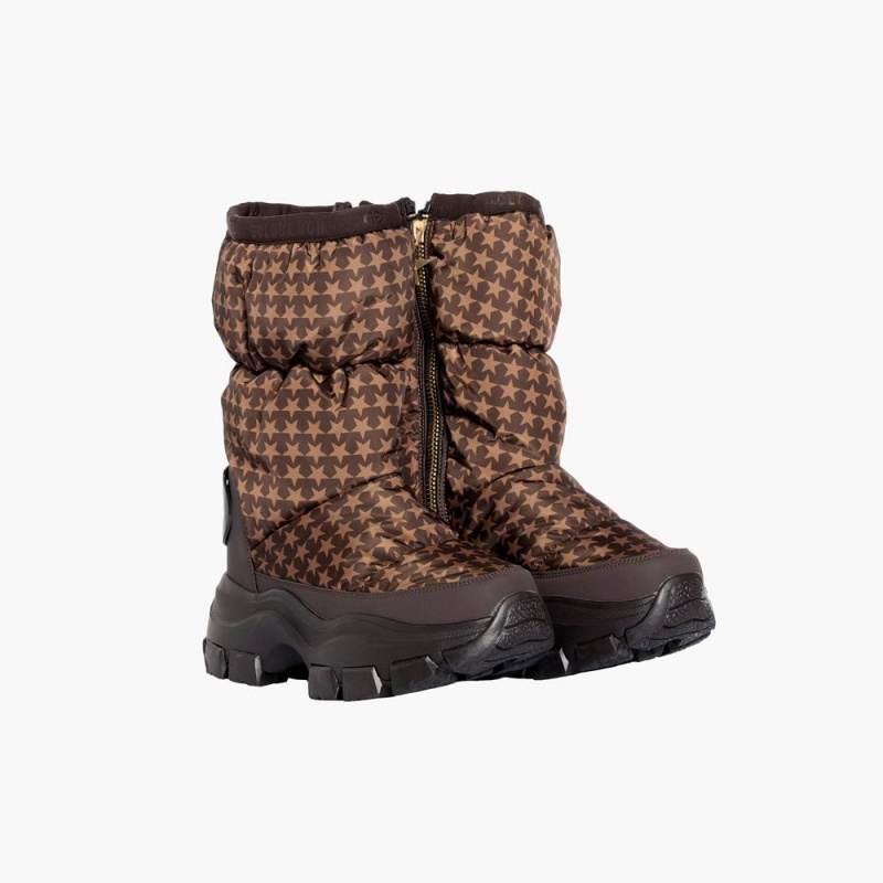 Goldbergh POWER Snow Boots Dark Brown | 312964NFR