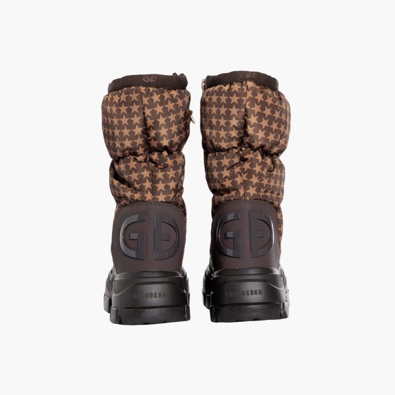 Goldbergh POWER Snow Boots Dark Brown | 312964NFR