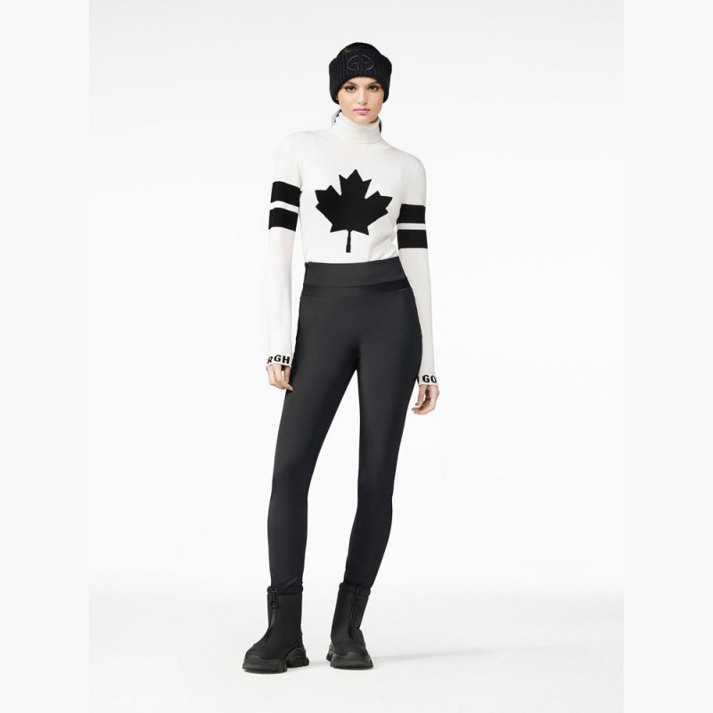 Goldbergh PRAISE ski Leggings Black | 583907CLM