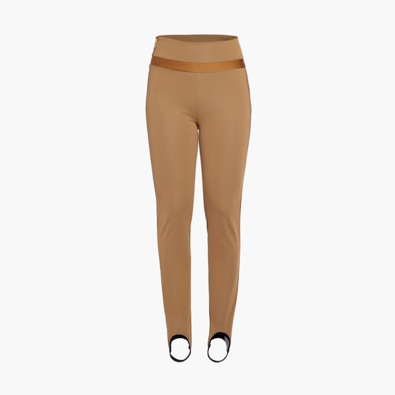 Goldbergh PRAISE ski Leggings Brown | 705612AWZ