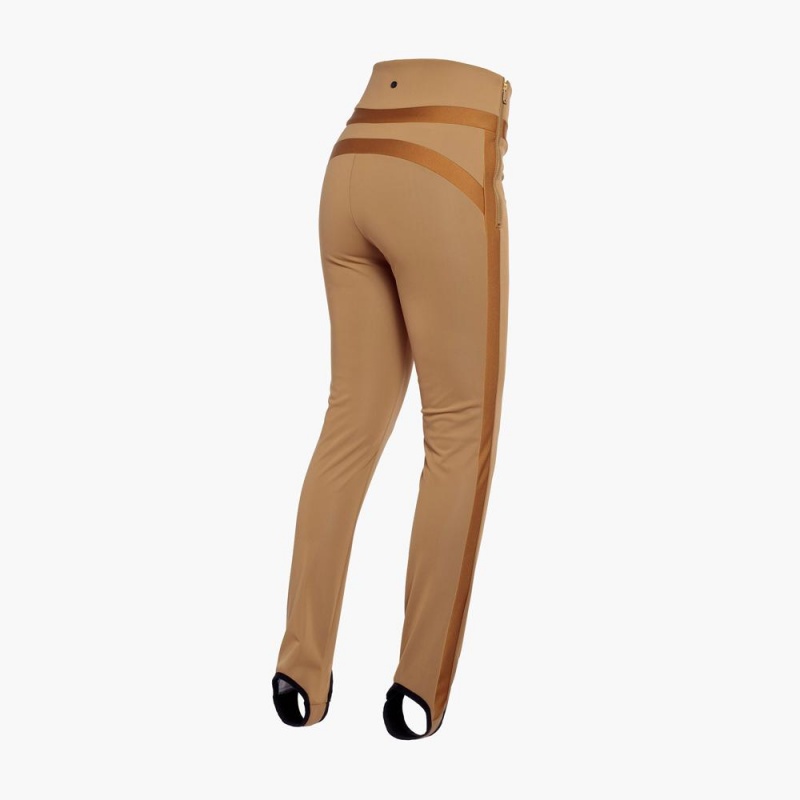 Goldbergh PRAISE ski Leggings Brown | 705612AWZ