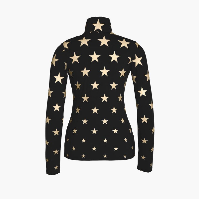 Goldbergh PREMIER ski pully Ski Tops Gold | 089524WUO