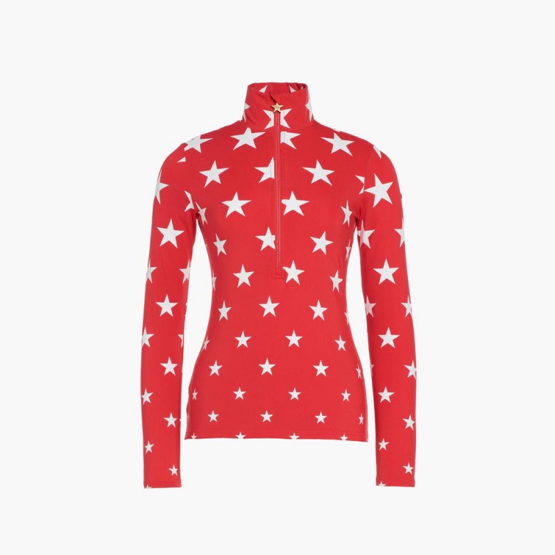 Goldbergh PREMIER ski pully Ski Tops Red | 596184ECZ