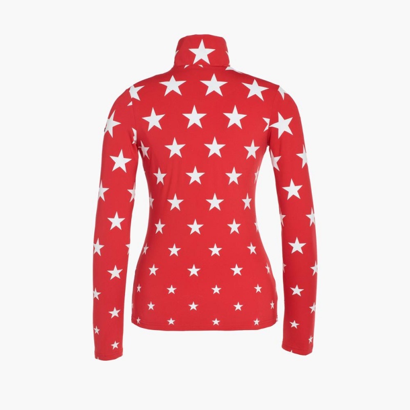 Goldbergh PREMIER ski pully Ski Tops Red | 596184ECZ