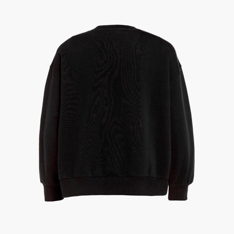 Goldbergh RINK crew neck Sweater Black | 210487OIU