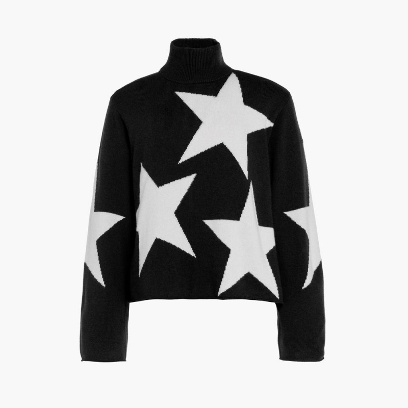 Goldbergh RISING STAR long sleeve knit Sweater Black | 139580VUL