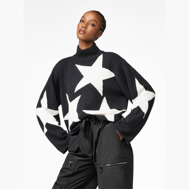 Goldbergh RISING STAR long sleeve knit Sweater Black | 139580VUL