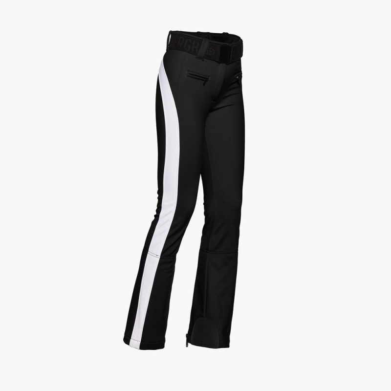 Goldbergh RUNNER Ski Pants Black / White | 321748NYG