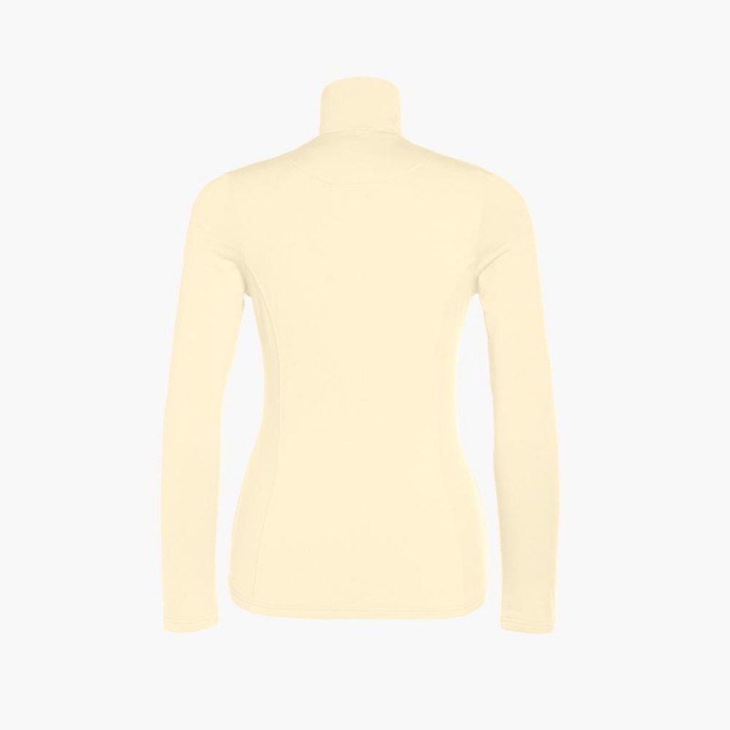 Goldbergh SERENA ski pully Ski Tops Yellow | 078239HGI