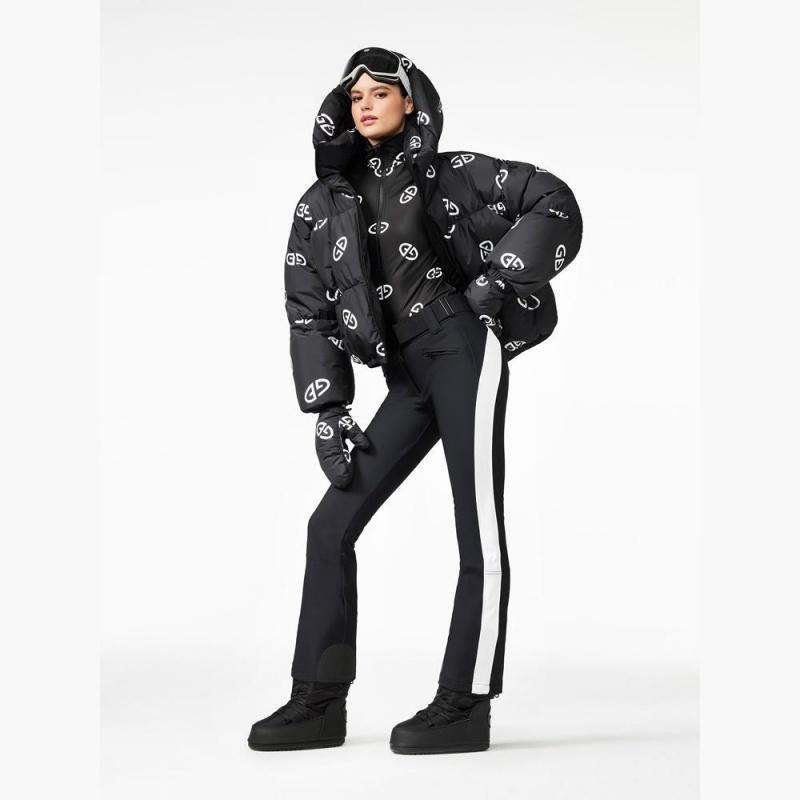 Goldbergh SNOWFLAKE Ski Jacket Black / White | 785102VDR