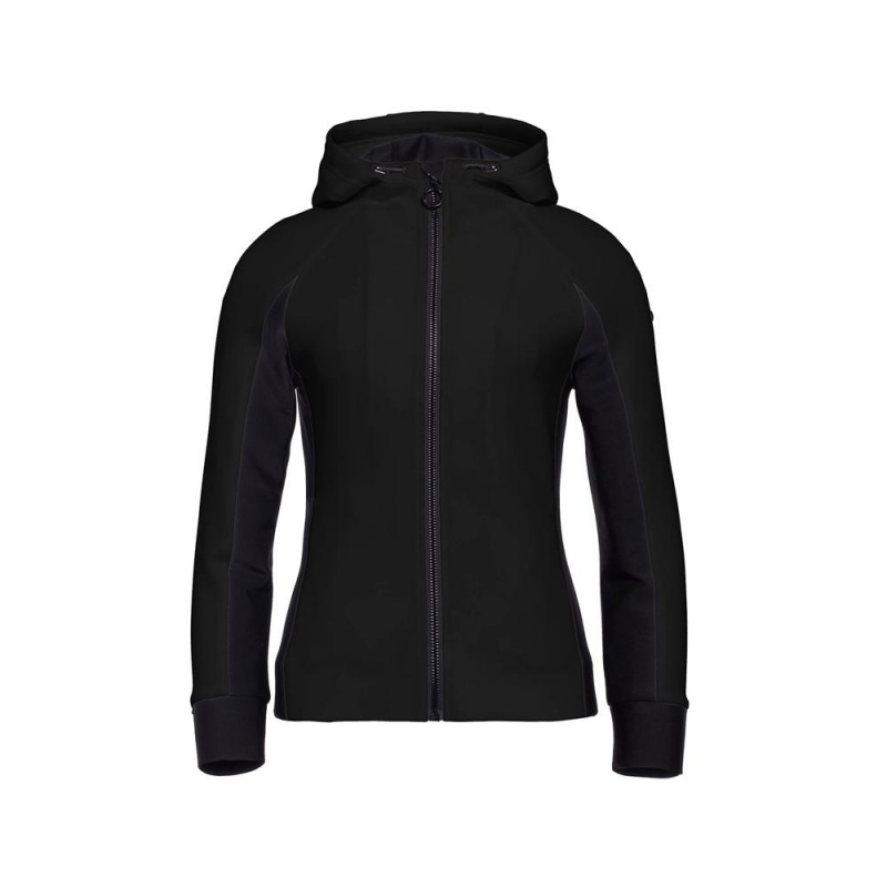 Goldbergh SOFI hooded cardigan Hoodie Black | 346290IBJ