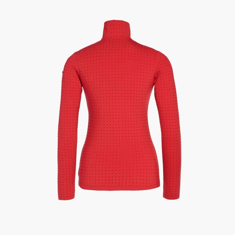 Goldbergh SPARK ski pully Ski Tops Red | 321579TSU