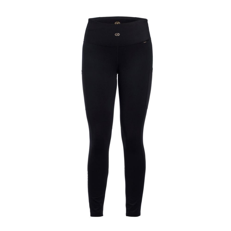 Goldbergh SPRINTER Leggings Black | 082947BIP