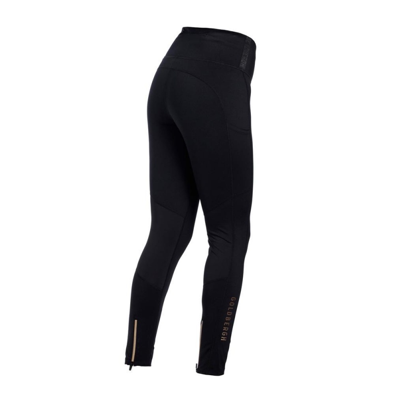 Goldbergh SPRINTER Leggings Black | 082947BIP