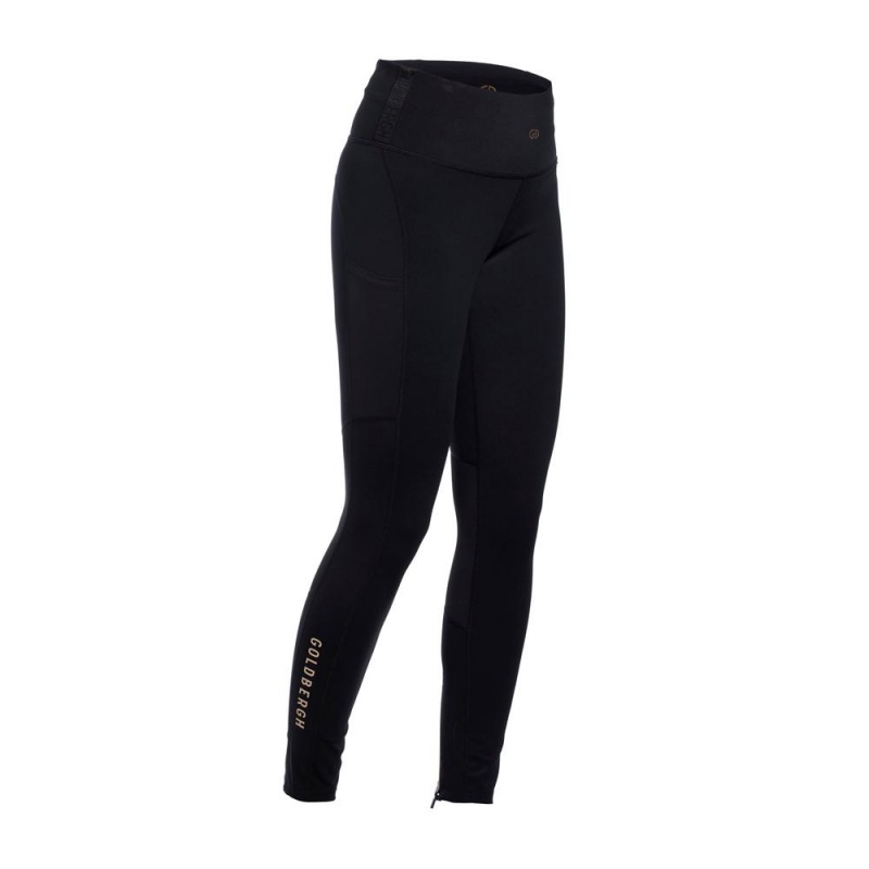 Goldbergh SPRINTER Leggings Black | 082947BIP