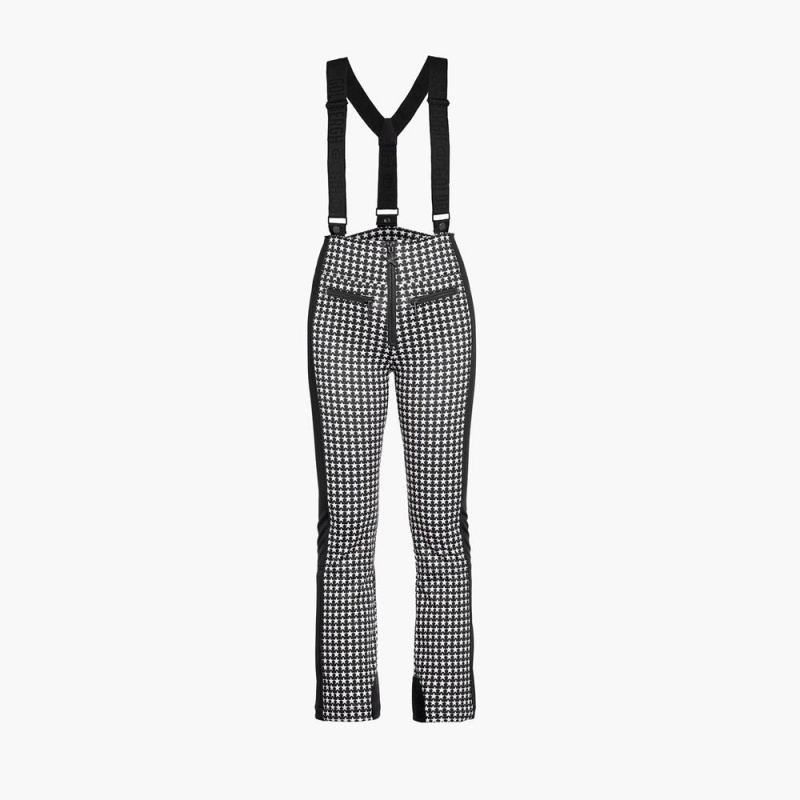 Goldbergh STARSKI Ski Pants Black / White | 710496TUH