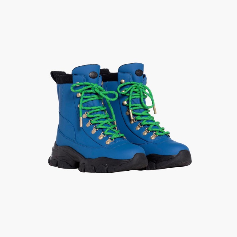 Goldbergh STROLL Snow Boots Blue | 254396EZW