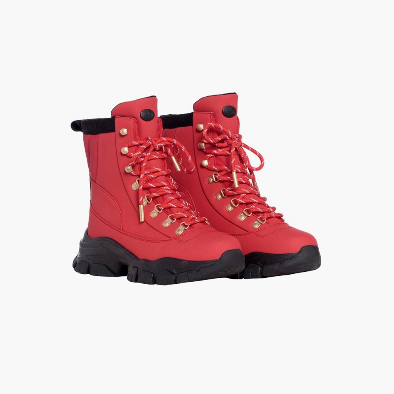 Goldbergh STROLL Snow Boots Red | 370259ROK