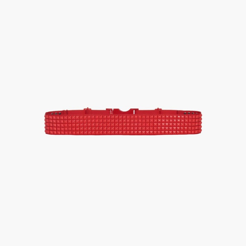 Goldbergh STUD Belt Red | 490238TAN