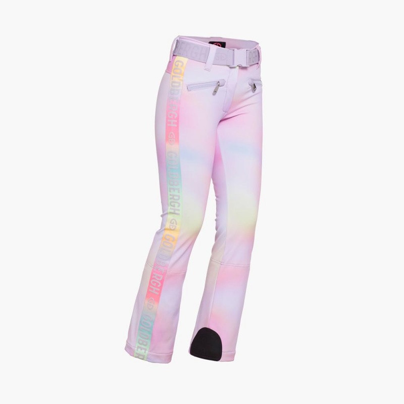 Goldbergh SUPERNOVA Ski Pants Light Pink | 831902TOV