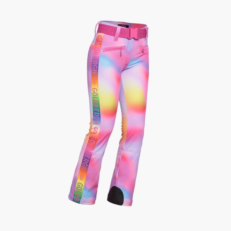 Goldbergh SUPERNOVA Ski Pants Pink Purple | 814925VZH