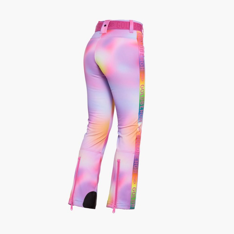 Goldbergh SUPERNOVA Ski Pants Pink Purple | 814925VZH