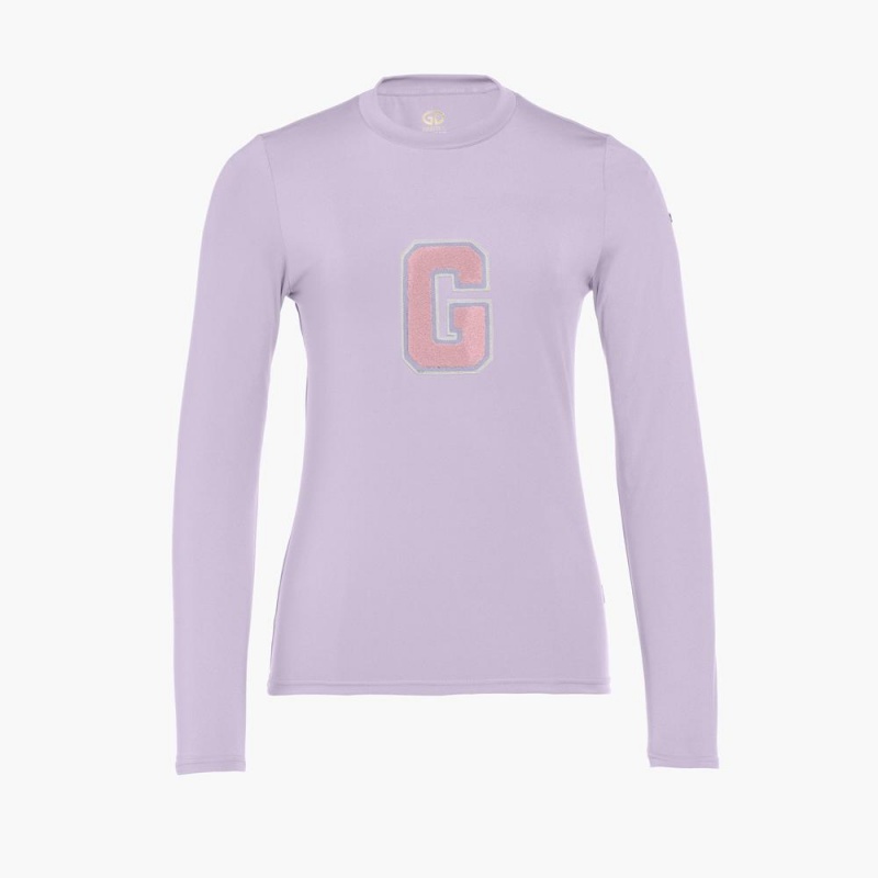 Goldbergh SUPER G long sleeve T-shirts Purple | 519428XZK