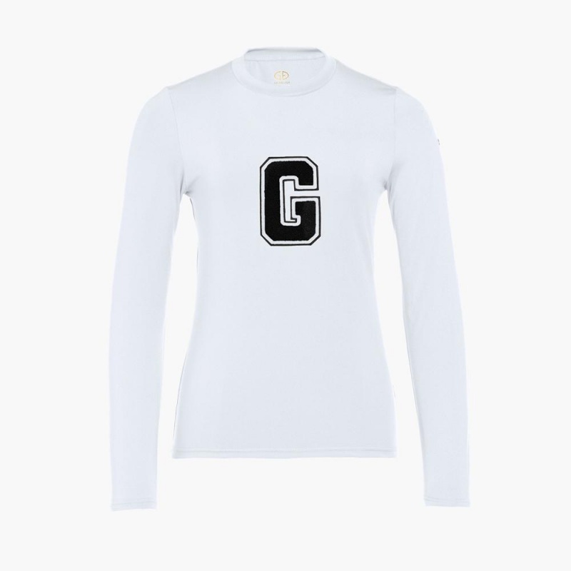 Goldbergh SUPER G long sleeve T-shirts White | 972136XPA