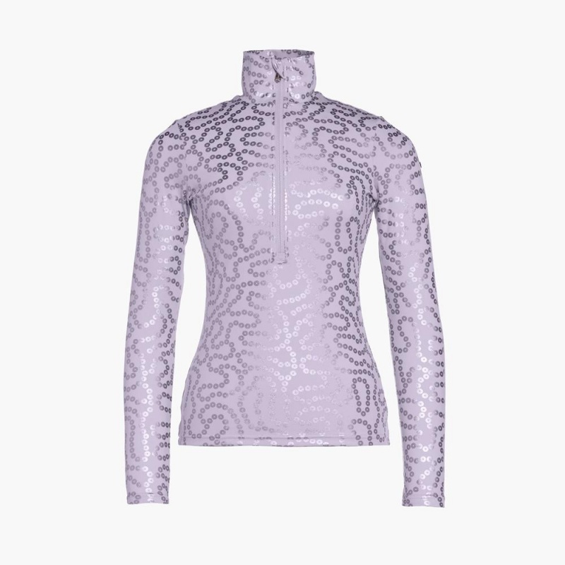 Goldbergh THRILL ski pully Ski Tops Purple | 540231FLE