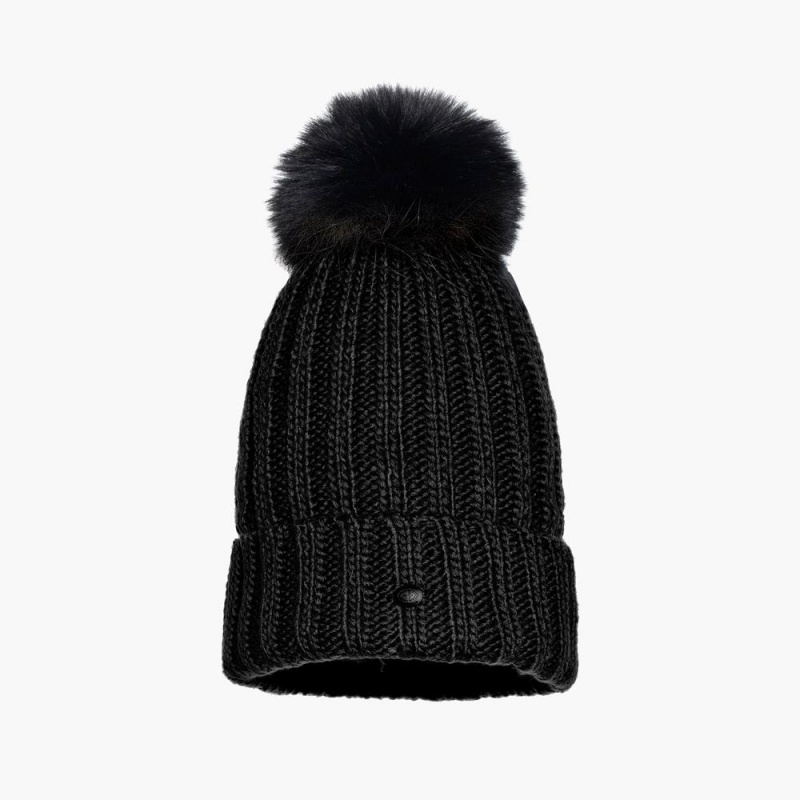 Goldbergh UNA faux pom Beanie Black | 489206MTE